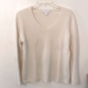 Cashmere Macys “Charter Club”pullover sweater Sz L